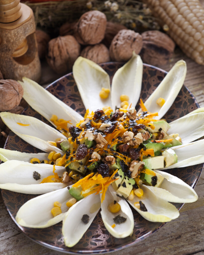 Chicorée Salat mit Dulse und Agar Agar