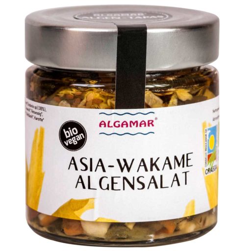Produktfoto 160g Glas Algamar Asia-Wakame-Salat