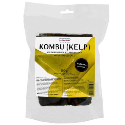Produktfoto Algamar Kombu Algen 100g Packung Vorderseite