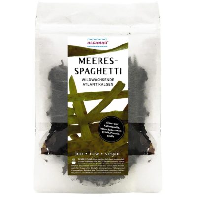 Produktfoto Algamar Meeresspaghetti Algen 25g Packung Vorderseite