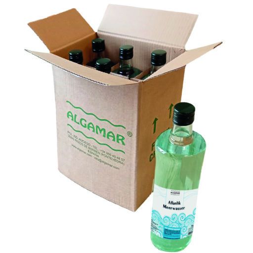 Produktfoto Atlantik Meerwasser (Box mit 6 Flaschen von 1 Liter)