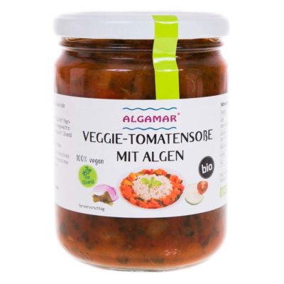 Produktfoto Algamar Tomatensauce im 420g Glas Voderseite