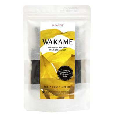 Produktfoto Algamar Wakame Algen 25g Packung Vorderseite