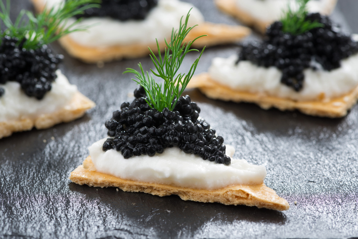 Veganer Kaviar mit Beligalinsen und Nori